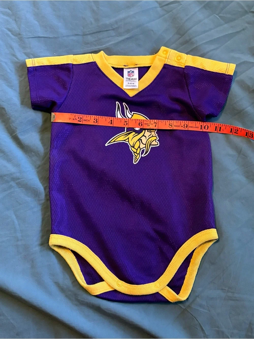 NFL Purple and Yellow Minnesota Vikings Infant Bodysuit